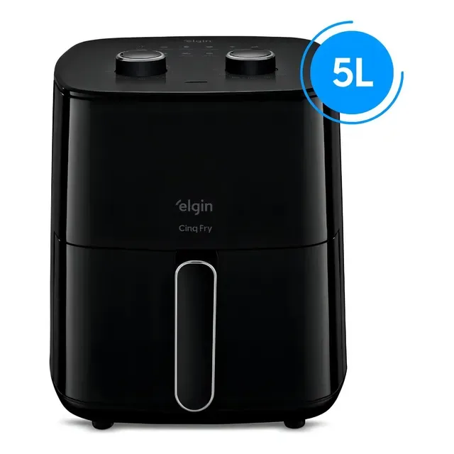 Air Fryer Fritadeira Elgin Cinq Fry 5L 1.500W Preta