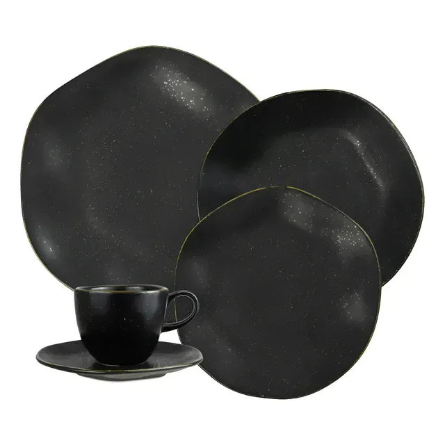 Aparelho de jantar 20 peças volcano ryo Oxford porcelana