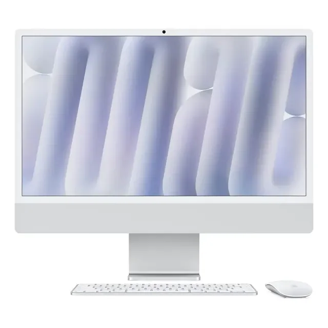 Apple iMac de 24" com Chip M4, 16GB de RAM e SSD de 256GB - Prateado