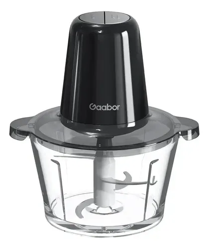 Gaabor Processador 300w 2l Vidro 4 Lâminas Mg-15m02a Cor Preto
