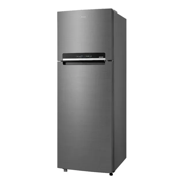 Geladeira com freezer inverter Midea Frost Free Duplex MDRT533EVD461 con capacidad de 394L inox