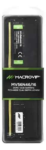 Memória DDR5 16GB 5600MHz Macrovip para Desktop