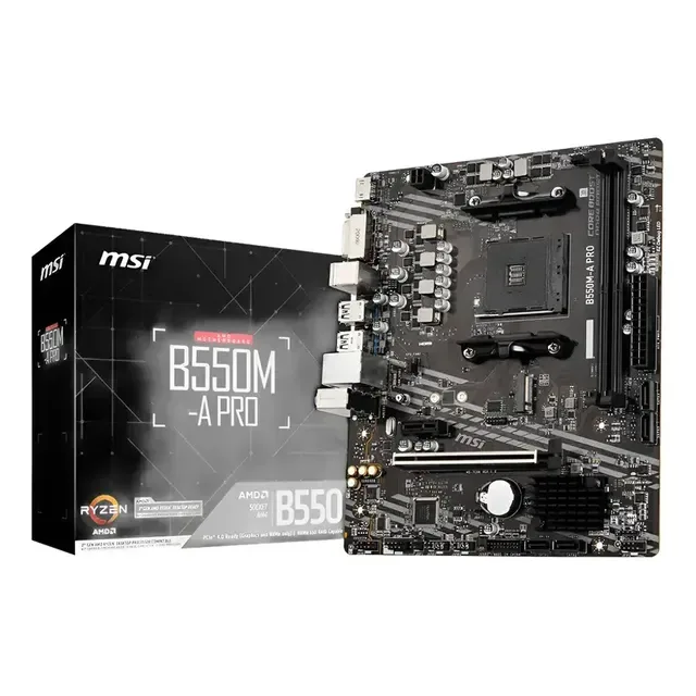 Placa-mãe Am4 Msi B550m A Pro Msi Preto
