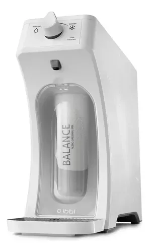 Purificador de Água Gelada Fria e Natural Eletrônico Ibbl E-due Equilibrium Branco