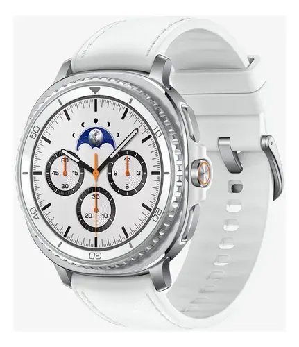 Samsung Galaxy Watch8 Classic Smartwatch 46mm LTE, Galaxy AI, Tela em Cristal de Safira Branco