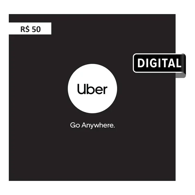 Uber Gift Card R$50 (Digital)
